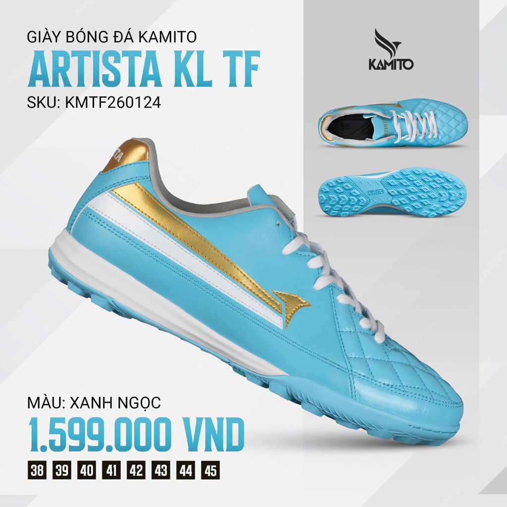 Giày Bóng Đá Chính Hãng Kamito Artista KL TF [Tặng Kèm Vớ Chống Trơn]