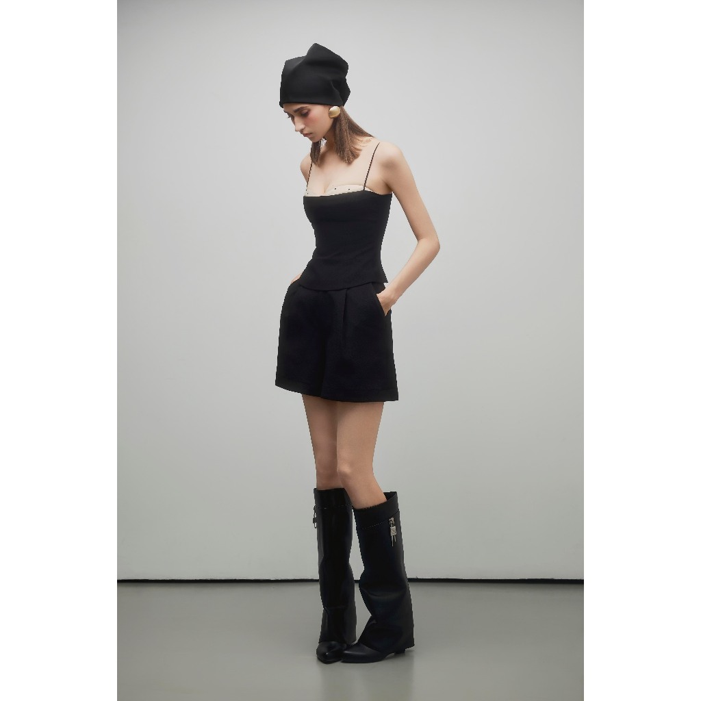 LENCIS | Lunar set - Set áo dây phối cúp chấm bi tôn eo, phối với quần short tạo nên  phong cách quy