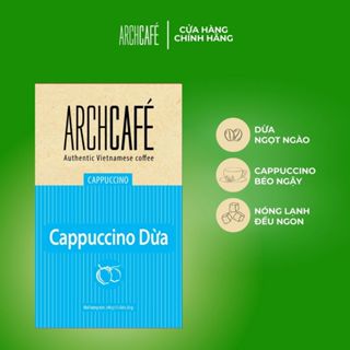 Cà phê Cappuccino Dừa - Archcafé (hộp 12 gói x 20g)