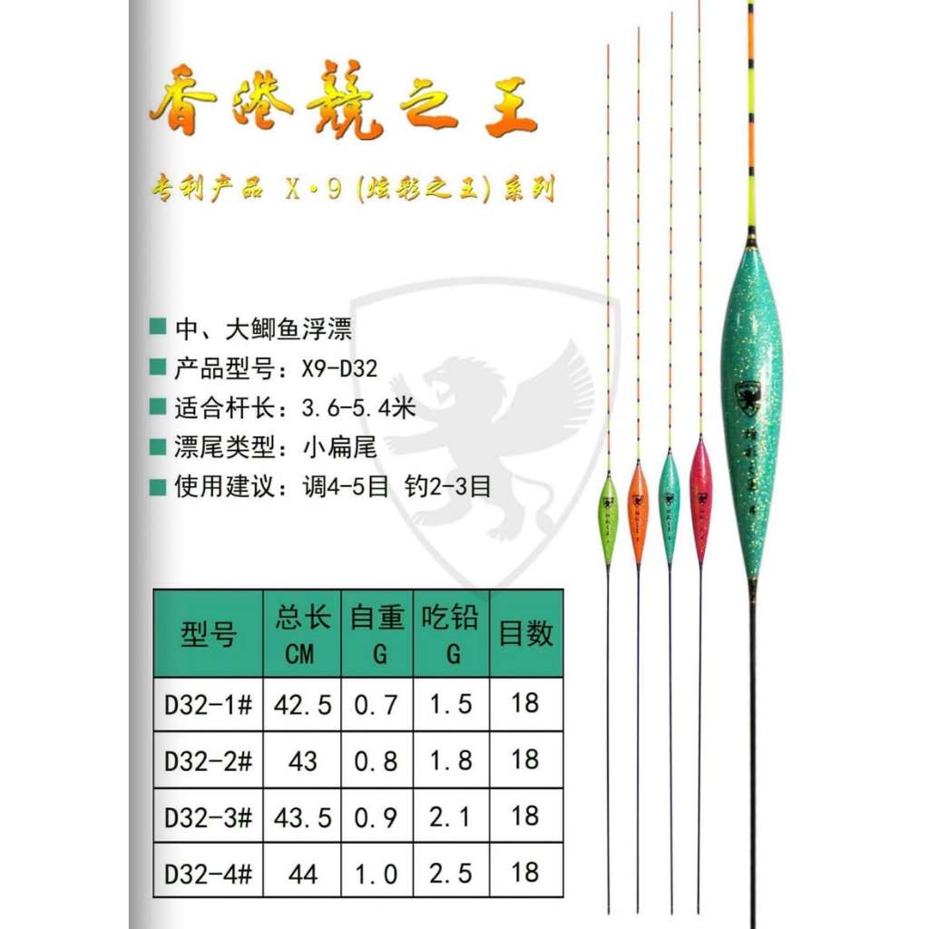 Phao X9 D32 - X9 D10 - X9 D13 của Jzwang chuyên câu đơn, câu đài