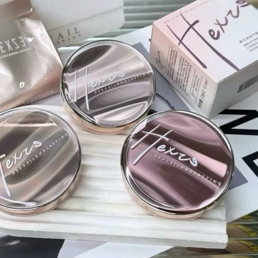 (TẶNG LÕI 15G) Cushion HEXZE Dưỡng Ẩm Kiềm Dầu Nâng Tone 15G