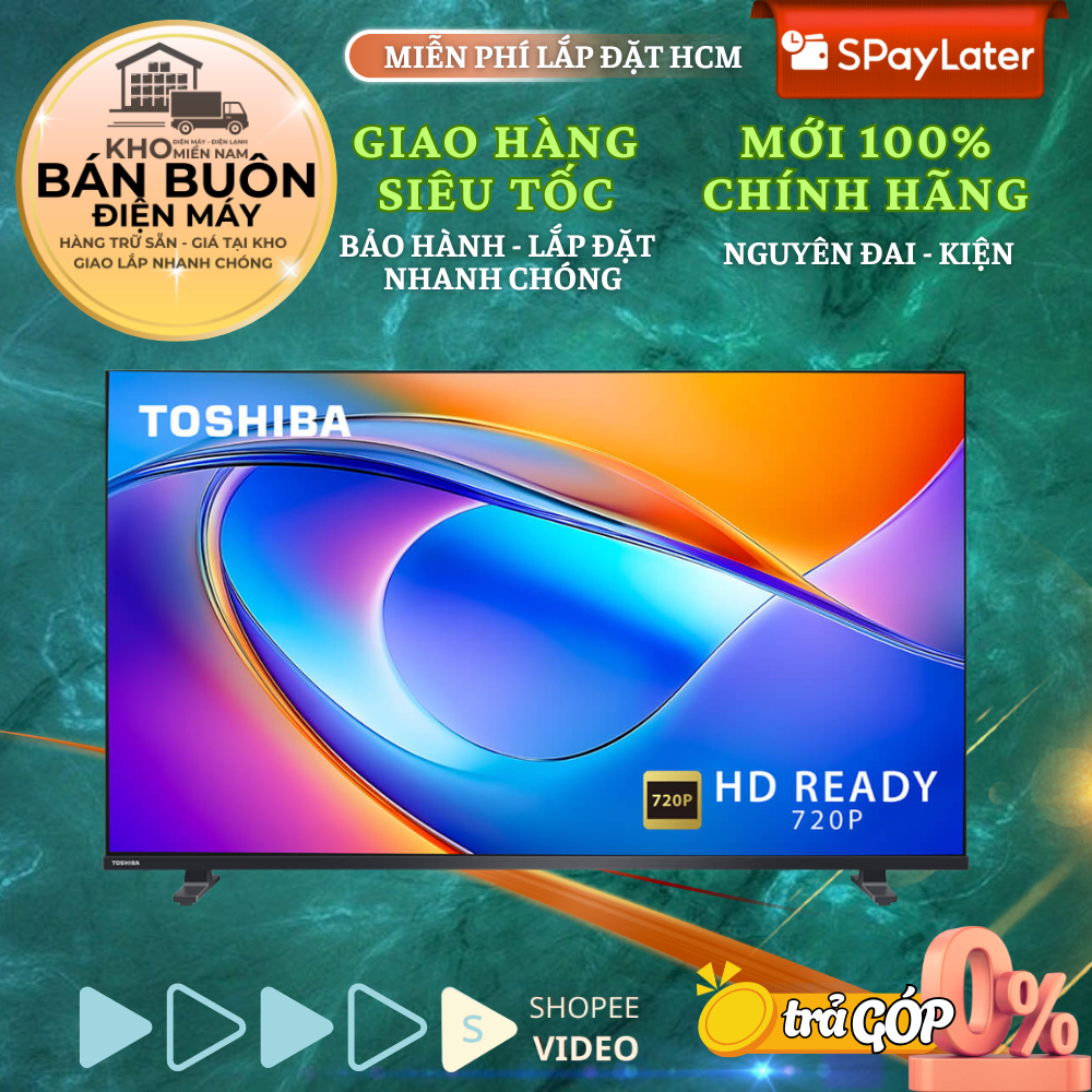 Smart Tivi Toshiba HD 32 inch 32V35RP | Toshiba FHD 43 inch 43V35RP - Hàng chính hãng