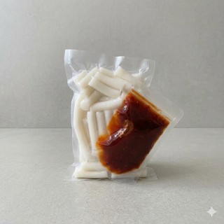 Combo 1kg bánh gạo Tokbokki cắt kèm xốt Tokbokki chuẩn Hàn