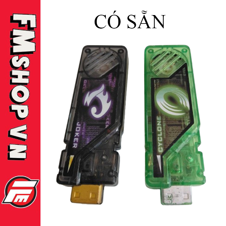 (Nobox) Mô Hình Đồ Chơi DX Memory Joker/Cyclone Kamen Rider W