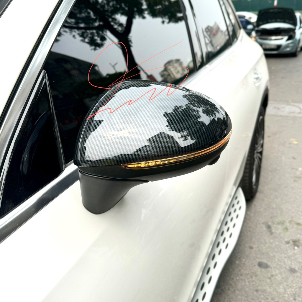 Ốp gương Carbon xe Mercedes GLC W254 X254 GLC200 GLC300 AMG 4matic 2023 2024 2025 cao cấp Phụ kiện t