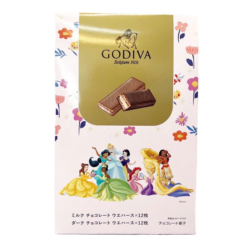 🍫🎁SOCOLA GODIVA BELGIUM CÔNG CHÚA DISNEY 🗽🦁