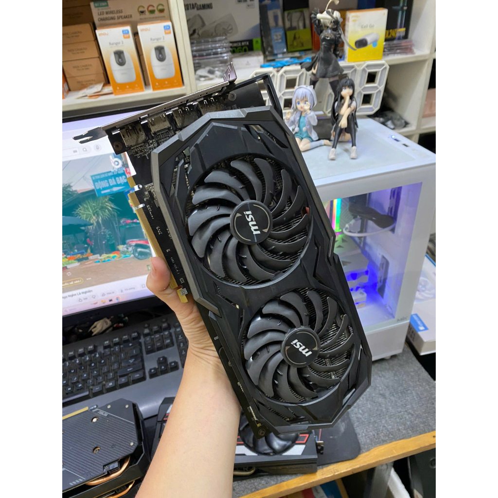 Card màn hình msi 5600xt gamer zin đẹp