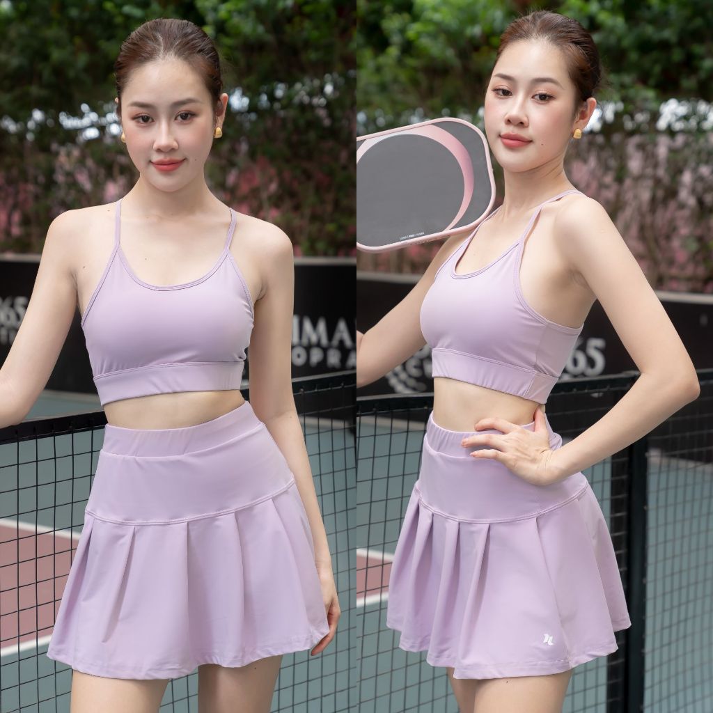 Chân váy pickle ball xếp ly thể thao 2 lớp Reeta chất vải co giãn mềm mịn tập pickle ball, golf, tennis,cầu lông…-A014 | BigBuy360 - bigbuy360.vn