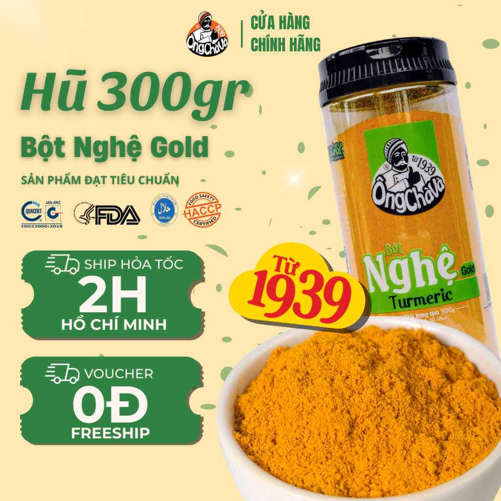 Bột Nghệ Ông Chà Và 300g (Turmeric Powder)