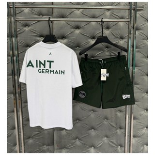 Bộ Cộc Nam Mùa Hè In Chữ PAris In Vai - Bộ Quần Áo Nam Mùa Phong Cách Thể Thao Chất Thun Mềm Siêu Co Giãn Thoáng Mát