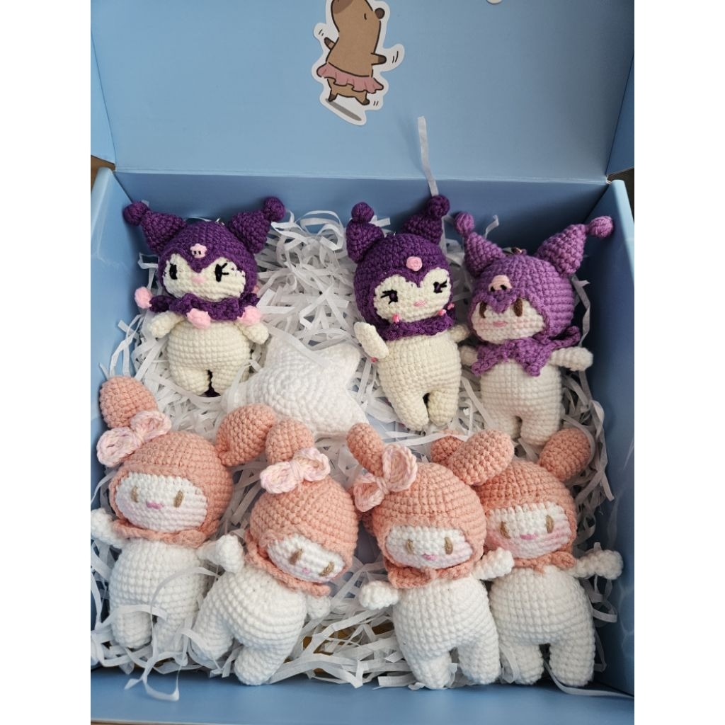 Egreen- handmade thú mini,móc khóa, treo nôi, treo xe bằng len nhiều hình dạng