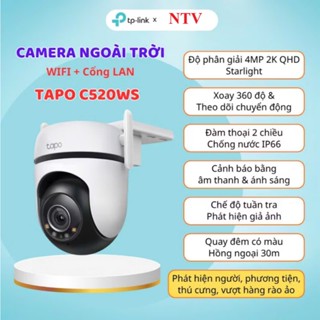 Camera Tapo C520W/C320WS/C222/C200 hãng TP-Link - trong nhà và ngoài trời - Hình ảnh sắc nét - tiện lợi - dễ lắp đặt