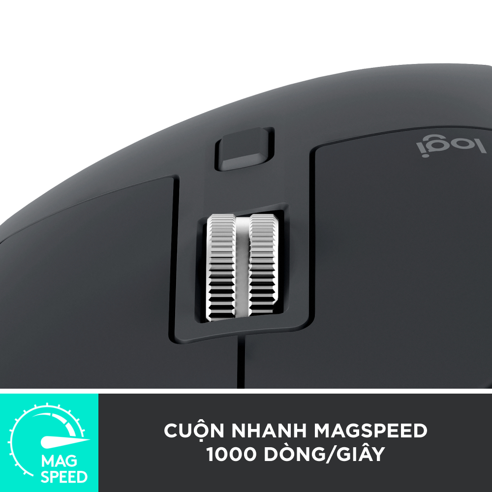 Logitech MX Master 3S Silent Wireless Mouse - Ultra-fast Scrolling, Ergo, 8K DPI, Track on Glass | BigBuy360 - bigbuy360.vn