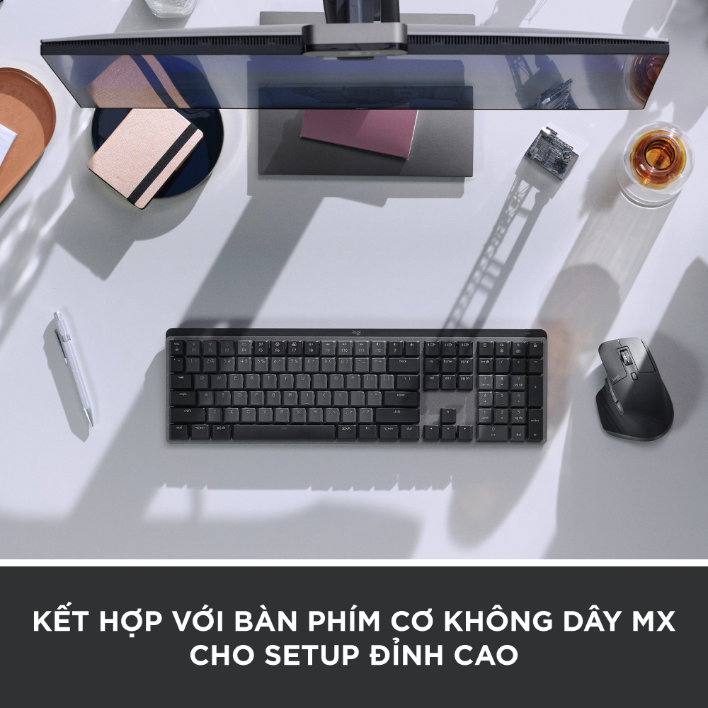 Logitech MX Master 3S Silent Wireless Mouse - Ultra-fast Scrolling, Ergo, 8K DPI, Track on Glass | BigBuy360 - bigbuy360.vn