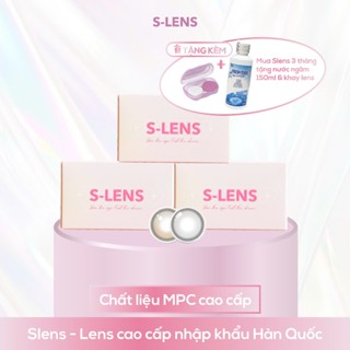 SLENS - Lens 3 THÁNG (1 CHIẾC) MONAMI brown/gray MPC - Kính áp tròng Hàn Quốc Seoullens