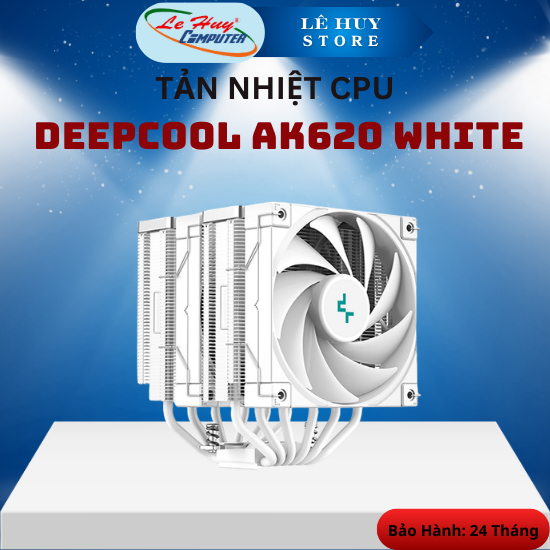 Tản nhiệt Khí CPU Deepcool AK620 WHITE - Hàng Chính Hãng
