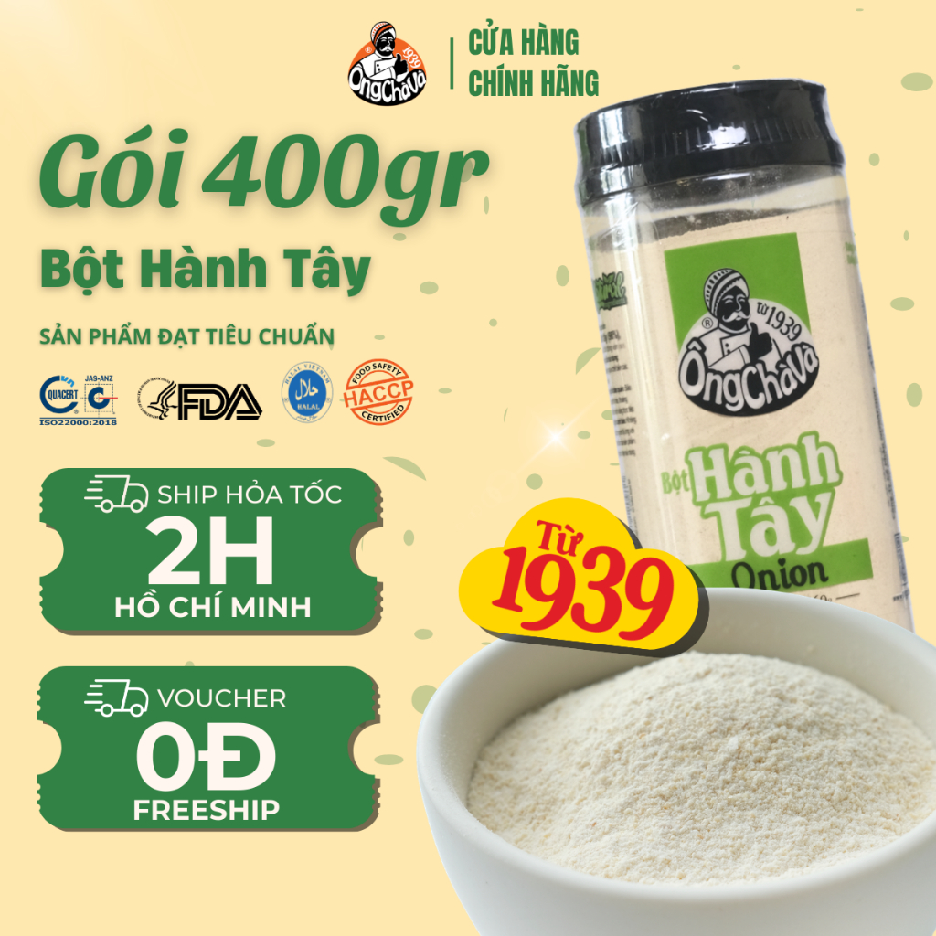 Bột Hành Tây Ông Chà Và 360g (Onion Powder)