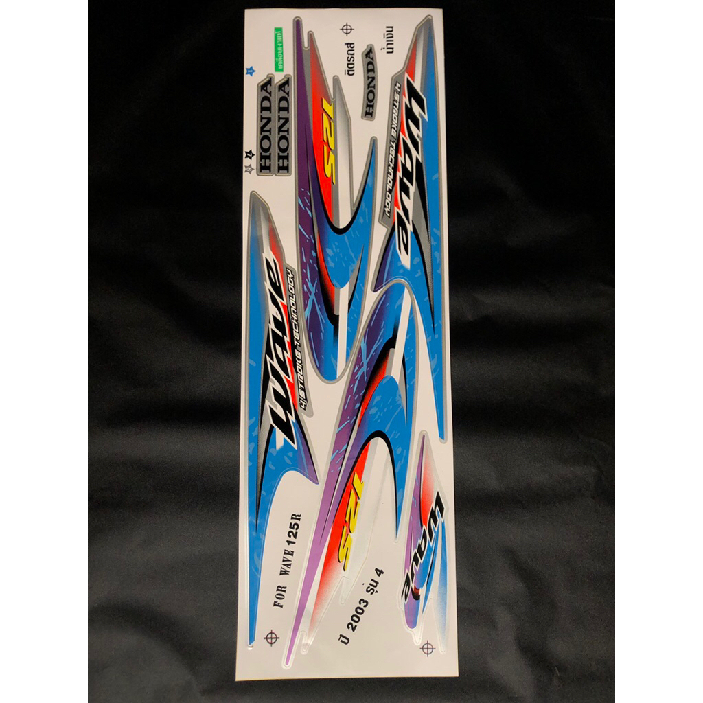 Tem Wave 125 - 2003 Bạc Thái