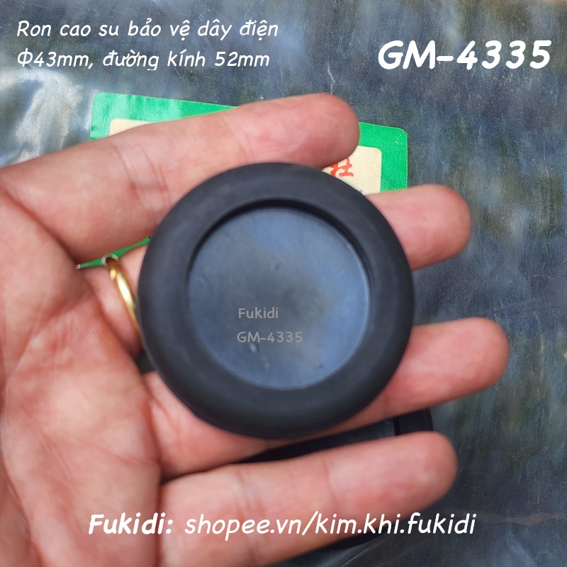 Ron cao su luồn dây điện, phi 43mm, đường kính ngoài 52mm - GM-4335