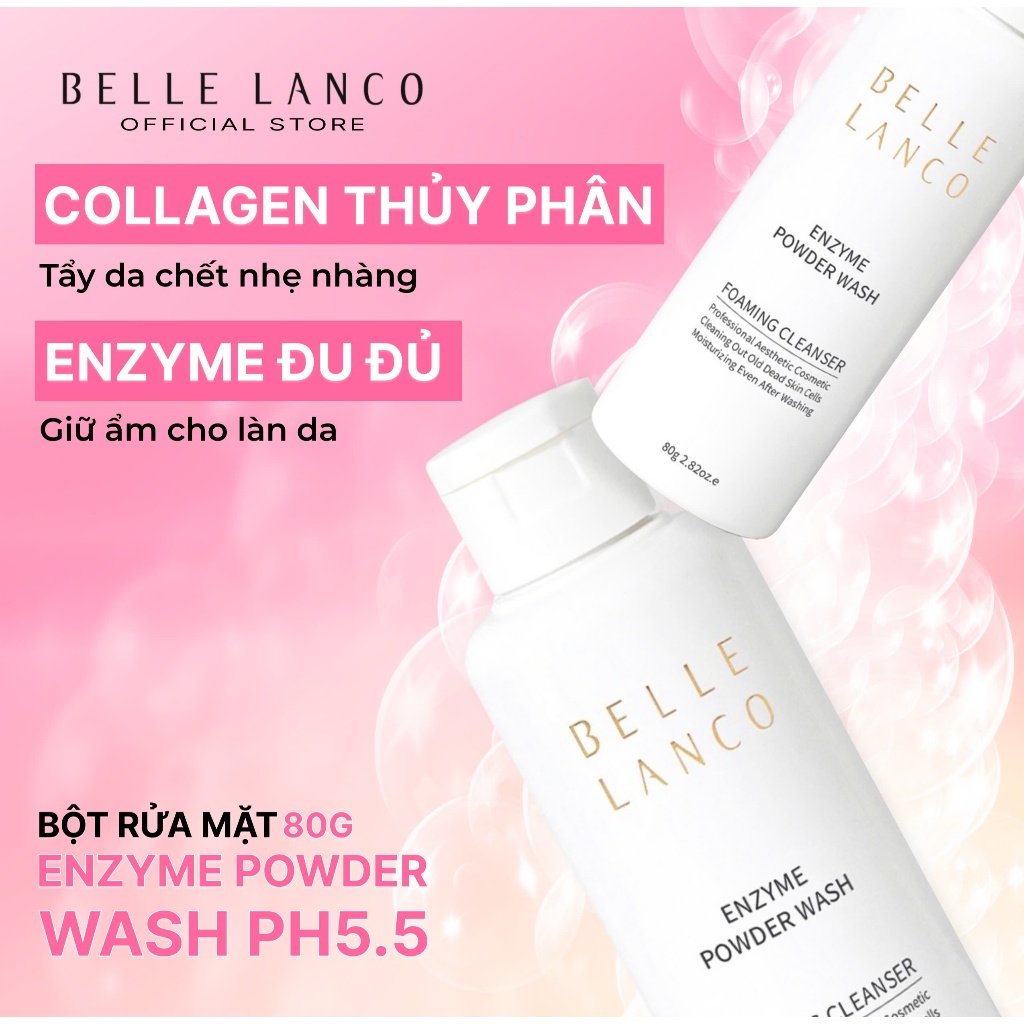 Bột rửa mặt Belle Lanco Enzyme Powder Wash pH5.5 80g
