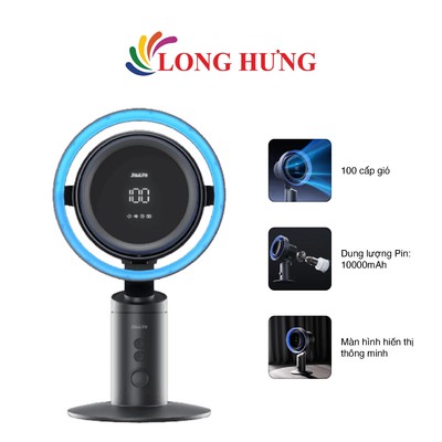 Quạt mini tích điện để bàn Jisulife 10000mAh Table Fan Pro3 - Hàng chính hãng