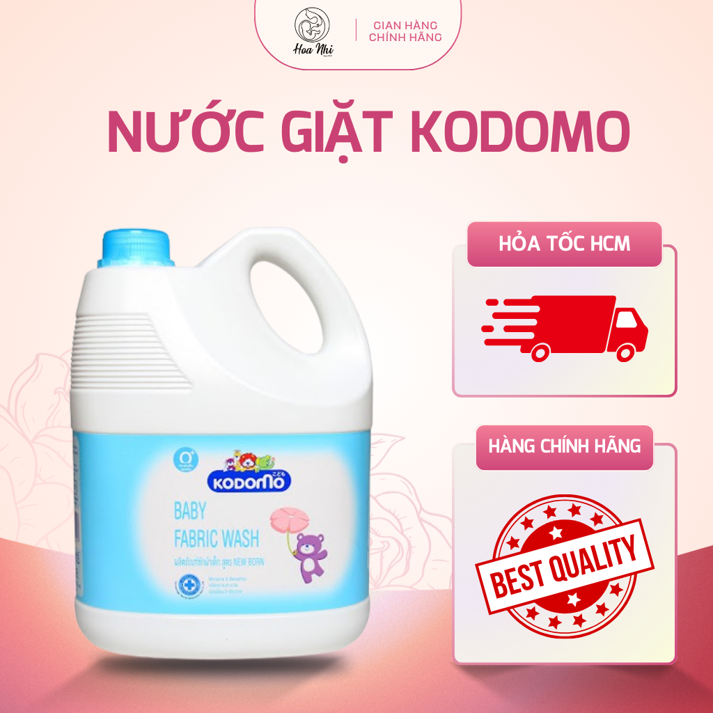 Nước Giặt Quần Áo Trẻ Em Organic Kodomo 2.8 Lít