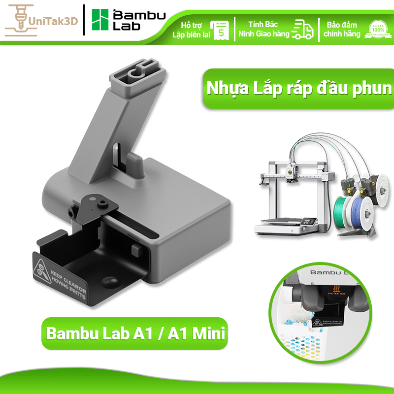 Bambu Lab in 3D AMS Nhựa Lắp ráp đầu phun for Bambu Lab A1 & A1 Mini 3D185