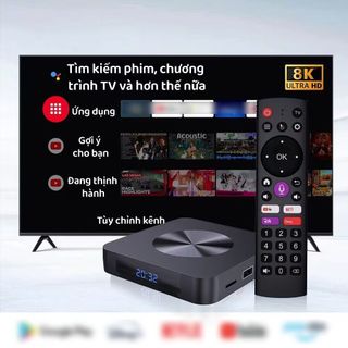 H618ATV TV Box 8K Cao Cấp – Nâng tầm giải trí gia đình với hình ảnh siêu nét và trải nghiệm thông minh! 📺✨🚀