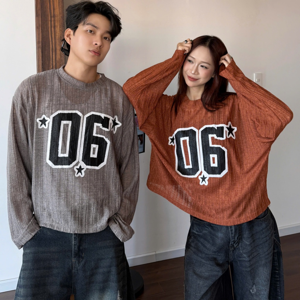 [SẢN PHẨM MỚI] Áo Thun Tay Dài 06 Cotton Rách Long Sleeve Unisex Boxy Nhiều Màu | SSSTORE.Aesthetic | BigBuy360 - bigbuy360.vn