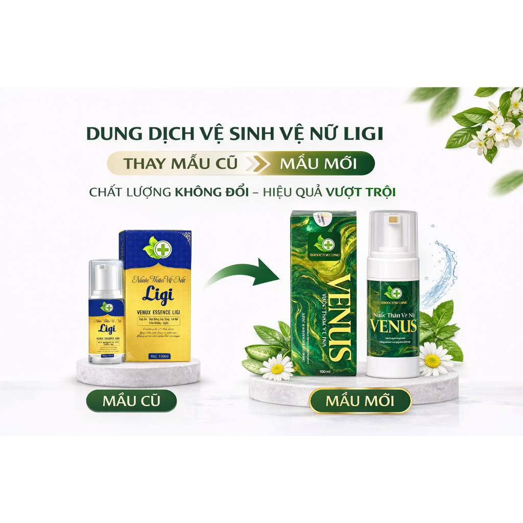 [ HÀNG CÔNG TY LIGI ]  Nước Thần Vệ Nữ Dung Dịch Vệ Sinh LIGI mẫu mới