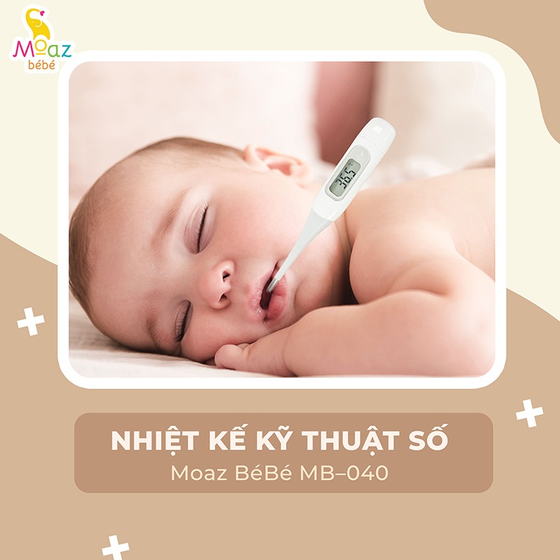 Nhiệt kế kỹ thuật số Moaz Bébé MB-040 | Đỗ Hữu Store