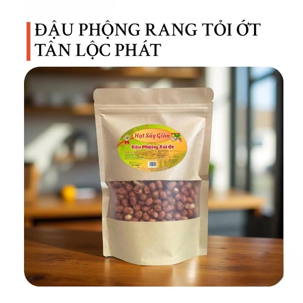 [Laifarm] ĐẬU PHỘNG RANG TỎI ỚT TÂN LỘC PHÁT FM2-2709-122 TÚI ZIP 250G