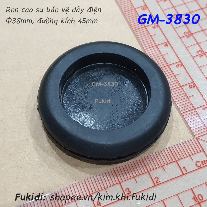 Ron cao su luồn dây điện, phi 38mm đường kính ngoài 45mm - GM-3830