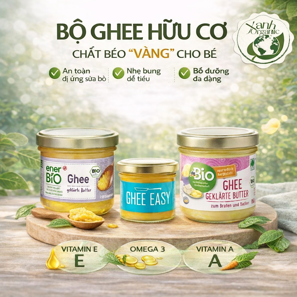 Bơ ghee hữu cơ Organic Ener Bio / Easy / Dm Bio