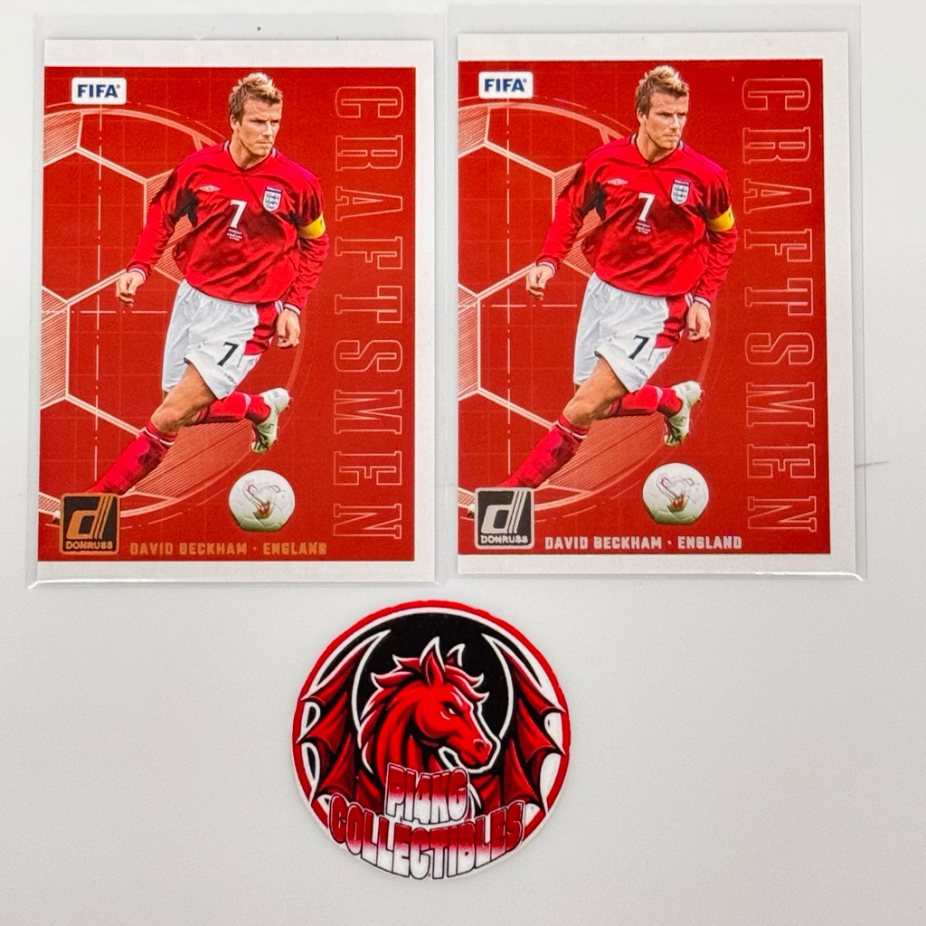 [SUPER RARE SET] Thẻ bóng đá David Beckham Panini Donruss 2024/25 (Tặng thẻ ngẫu nhiên + sleeves)