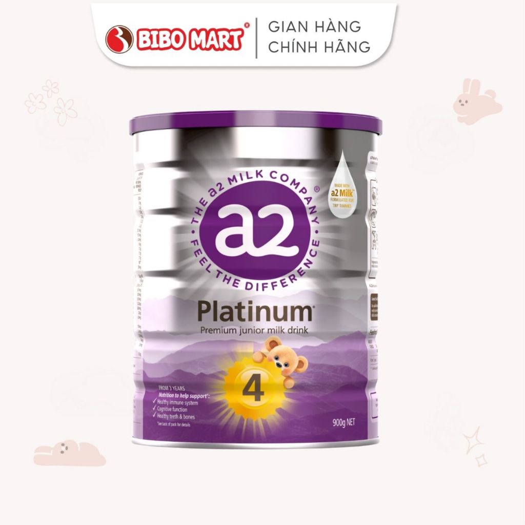 Sữa A2 Platinum 900g Số 4 Cho Bé Trên 3 Tuổi - Bibomart