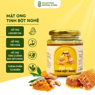 Mật ong tinh bột nghệ hũ 180ml thương hiệu Môc Hương Sơn hỗ trợ dạ dày, tốt cho sức khỏe