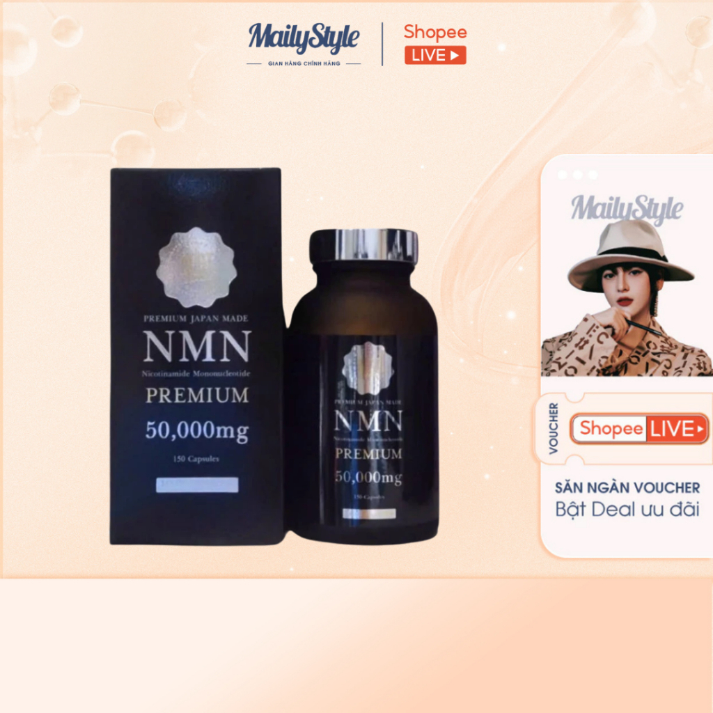 T643_ Combo (01 Hộp) H70 H70_Thực phẩm bảo vệ sức khoe: BEST CHOICE NMN50,OOOmg + (01 Hũ) M01 + (01 