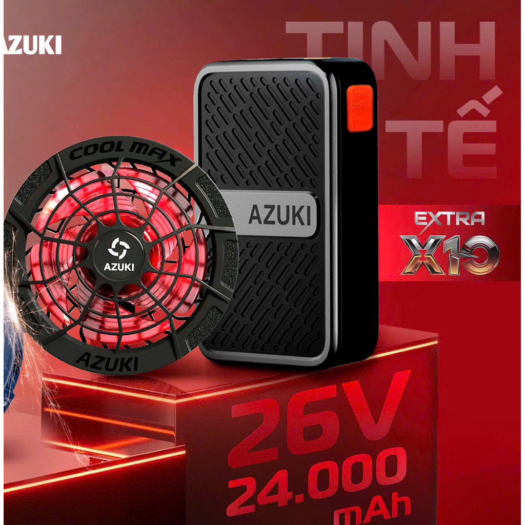 COMBO BỘ PHỤ KIỆN AZUKI EXTRA10+ÁO CHÍNH HÃNG