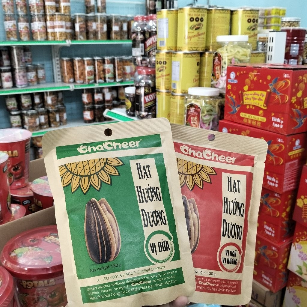 hạt hướng dương vị dừa - hạt hướng dương vị ngũ vị hương bịt 130g