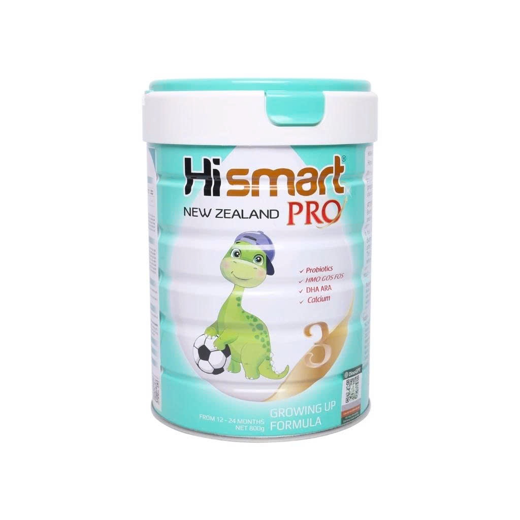 [Quà Tặng Không Bán]Sữa Công Thức Cho Bé Hismart Pro Số 1,2,3 Chính Hãng Lon 800g Chứa HMO, Probioti