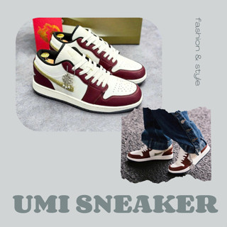 Giày Thể Thao Đỏ Vàng, Giày Sneaker Nam Nữ Cổ Thấp Dễ Phối Đồ Kèm Cham (Tăng 1Sz).