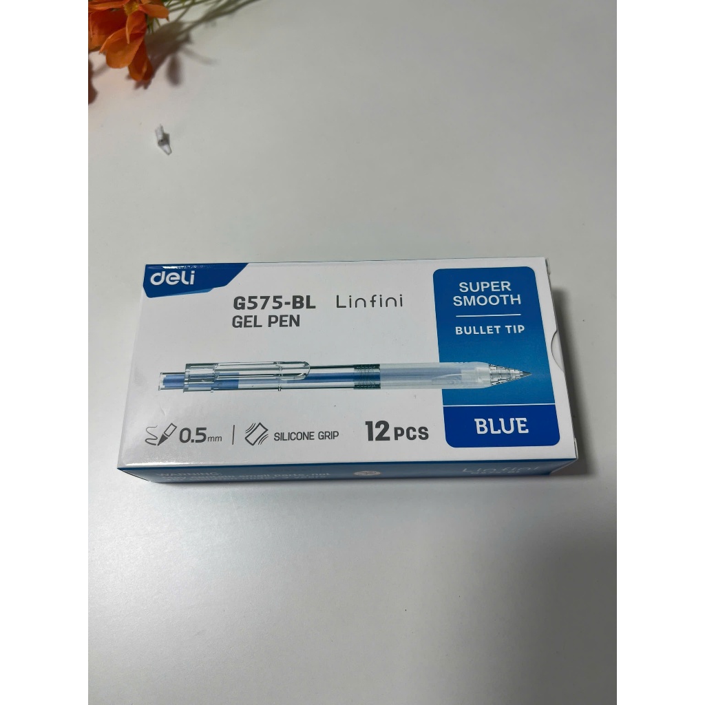 Combo bút Deli G575-BK Linfini Gel Pen