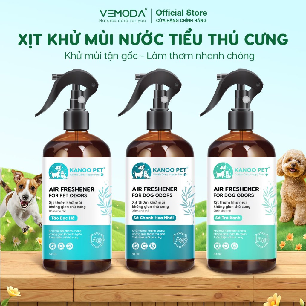 Xịt khử mùi nước tiểu chó mèo Kanoo Pet 500ml