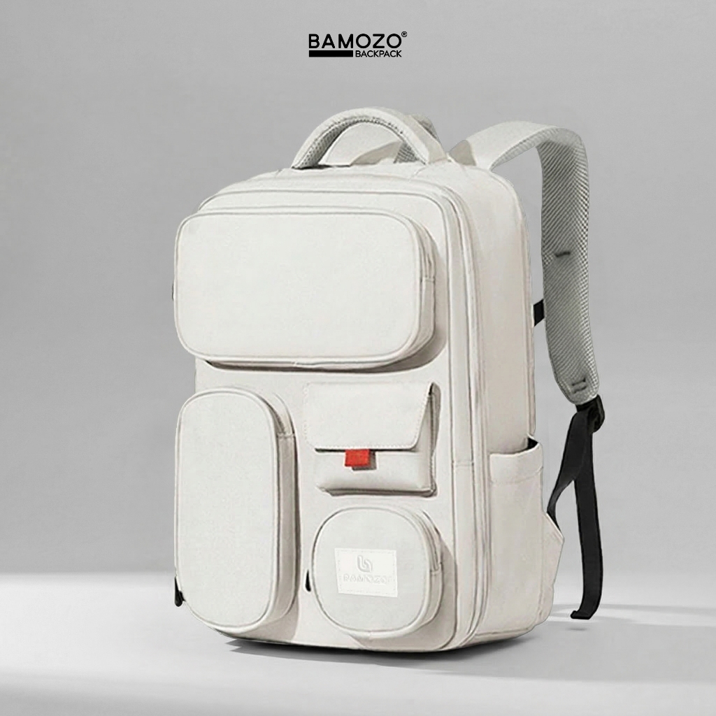 Balo Nam Nữ Bamozo Signature Balo Thời Trang Unisex Đa Năng Đi Học Đi Làm Chống Thấm Nước Có Cổng Sạc Dự Phòng_BL06