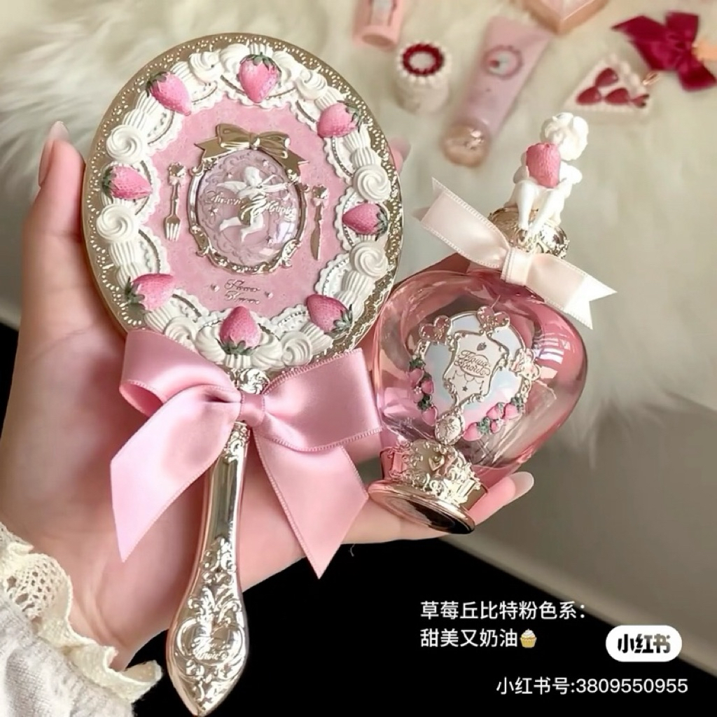 FLOWER KNOW - GƯƠNG BST CUPID tặng kẹp tóc