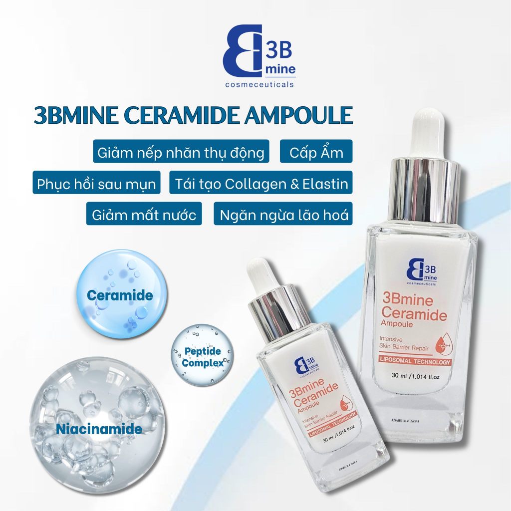 Tinh chất Ceramide 3Bmine Ceramide Ampoule 30ml 3B05