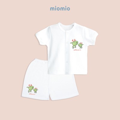 Bộ, Quần, Áo Cài Giữa, Cộc Tay Sơ Sinh MIOMIO - In Hình Gà, Hươu, Nai - Cho Bé Trai, Bé Gái (Từ 0-3M), Vải Cotton
