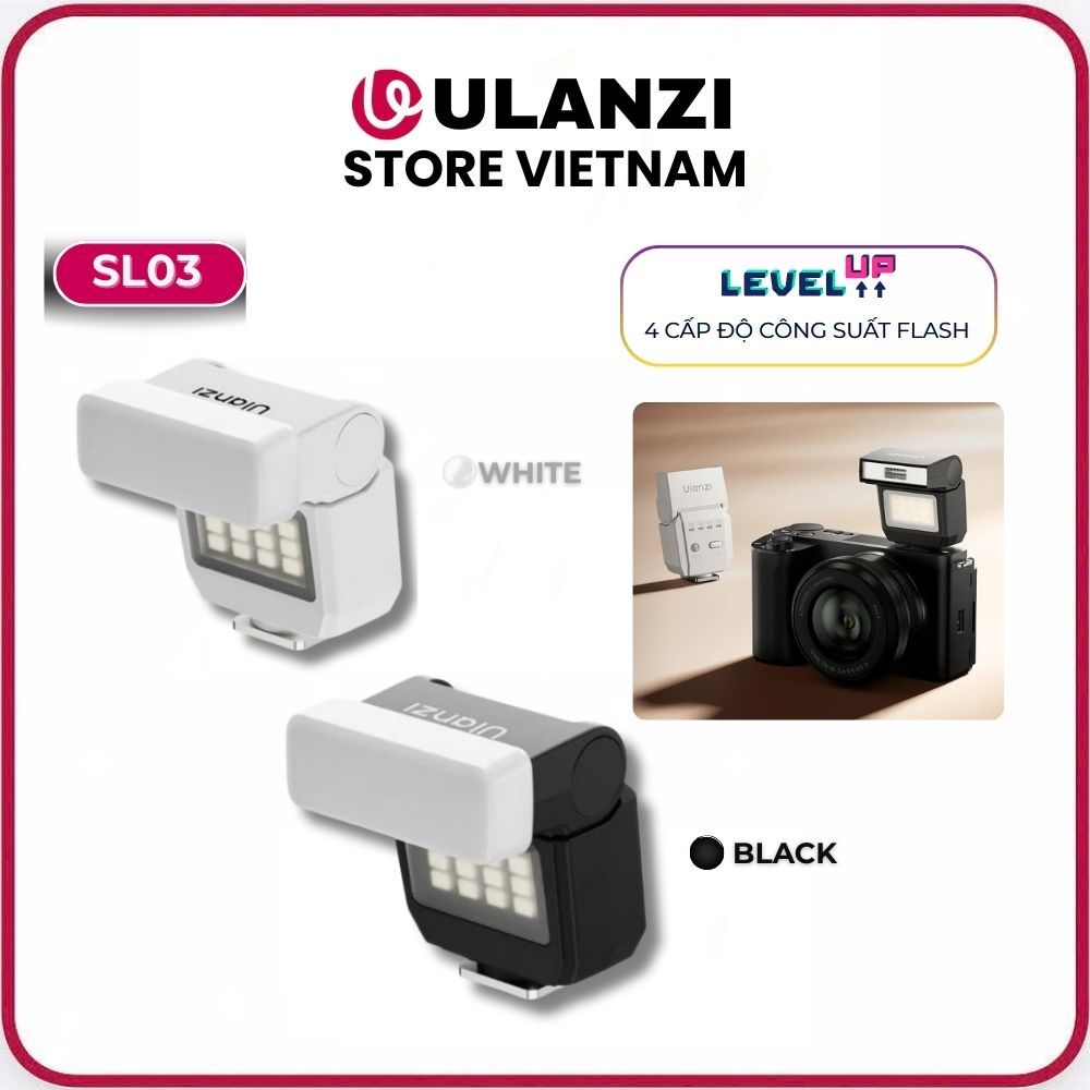 ULANZI SL03 - Đèn Flash Mini Ulanzi SL03 Spark Lite Tích Hợp Pin 300mAh