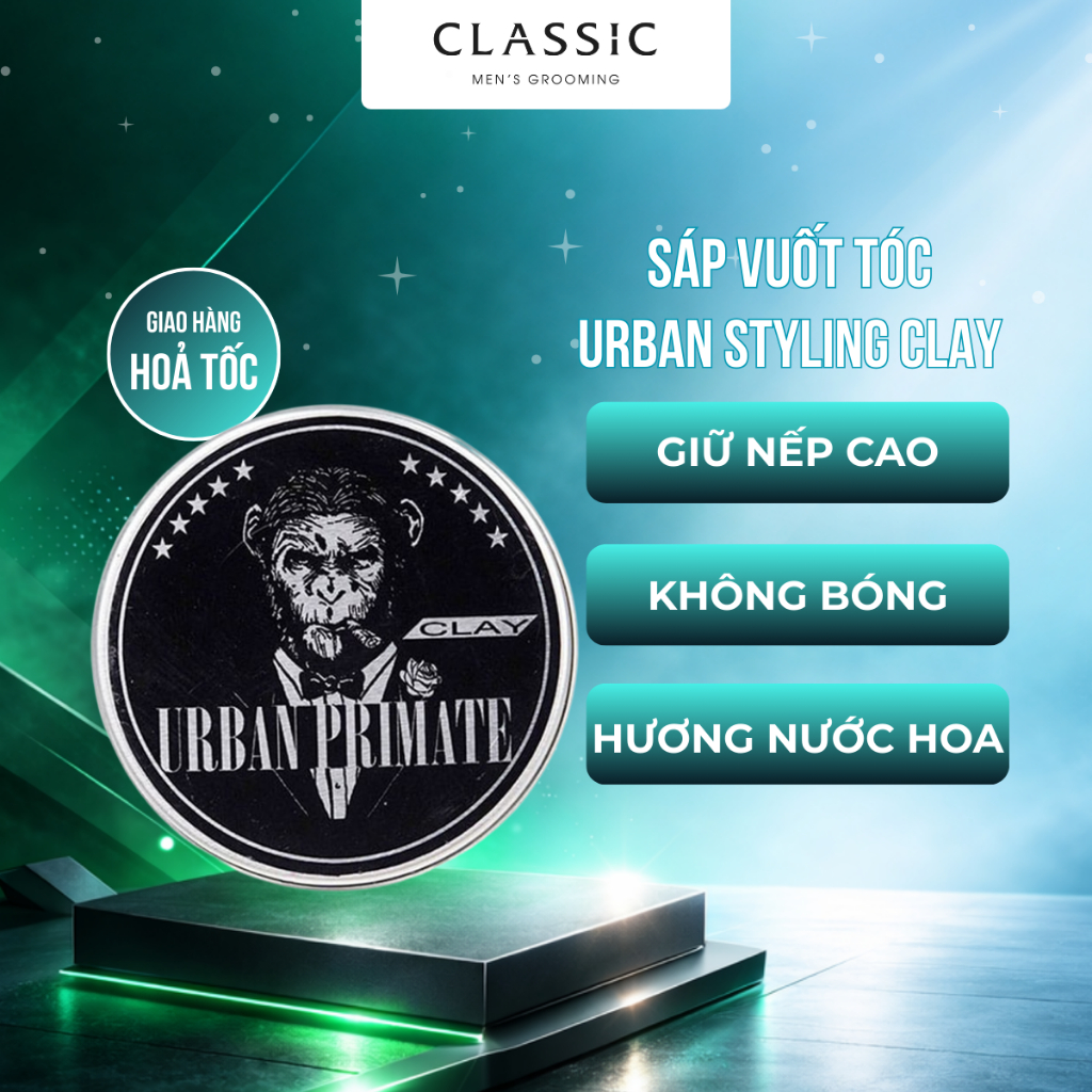 Sáp Urban Primate Styling Clay Pomade